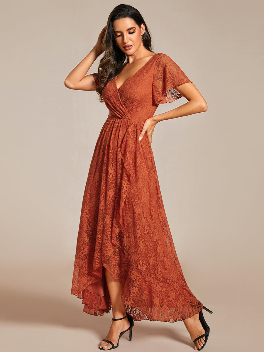 Les meilleurs choix de robes de soirée orange brûlé #Style_EE01489