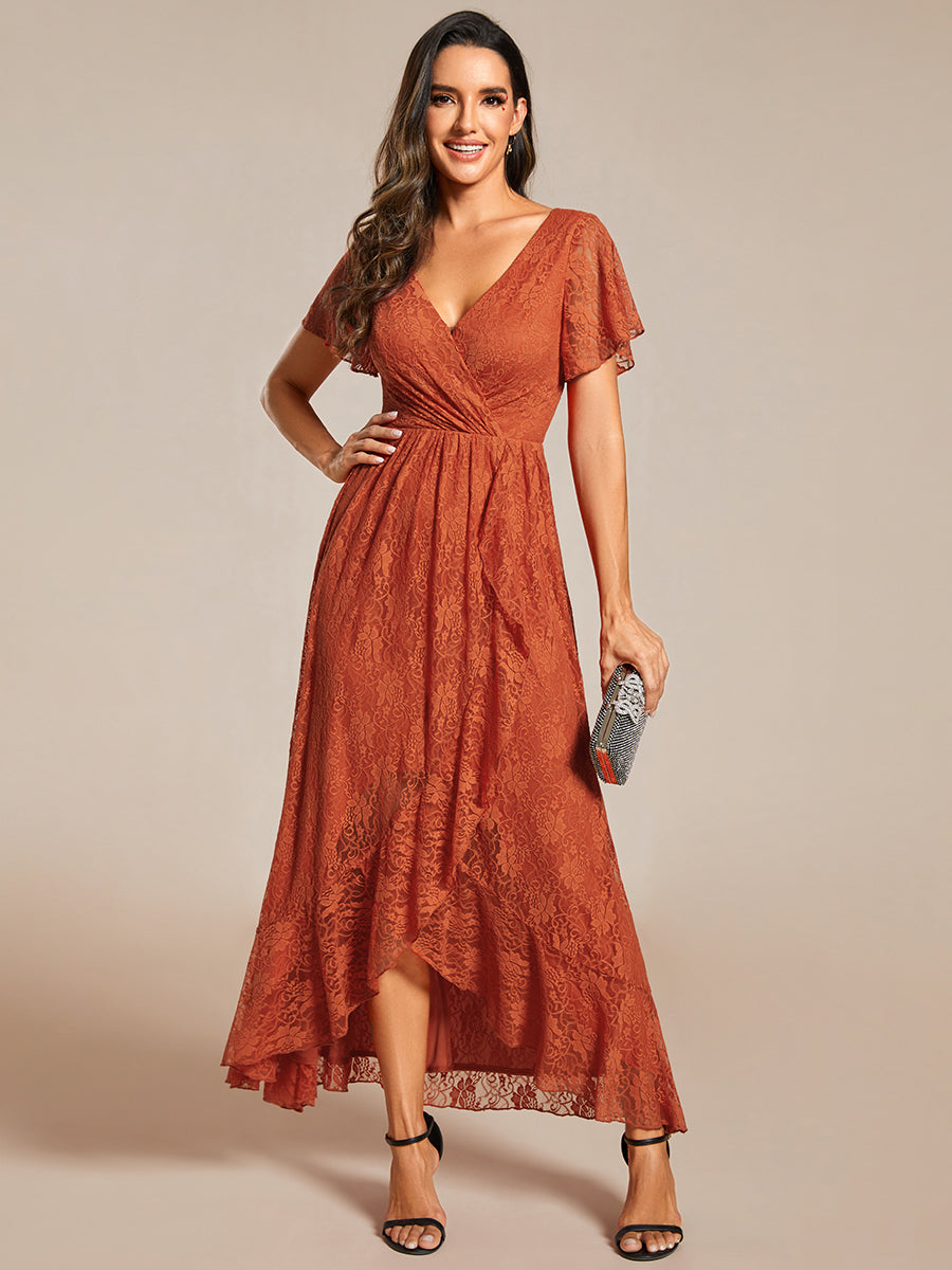 Les meilleurs choix de robes de soirée orange brûlé #Style_EE01489