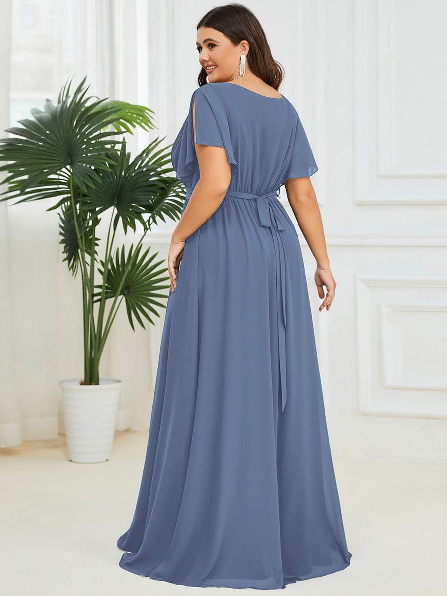 Blue Bridesmaid Dresses #style_EE0164ADN