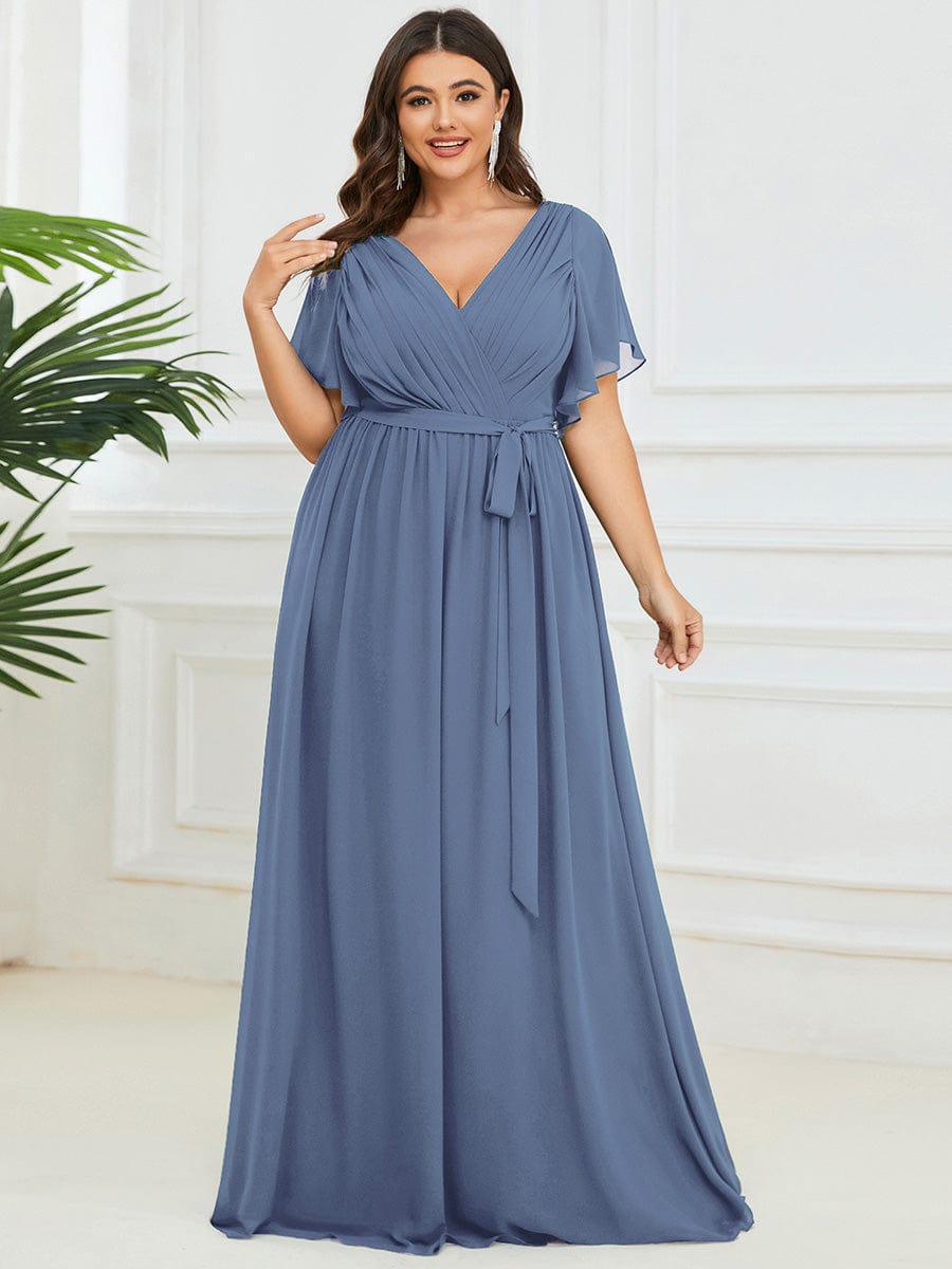 Blue Bridesmaid Dresses #style_EE0164ADN