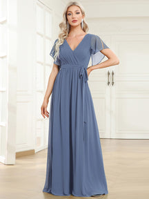 Blue Bridesmaid Dresses #style_EE0164ADN