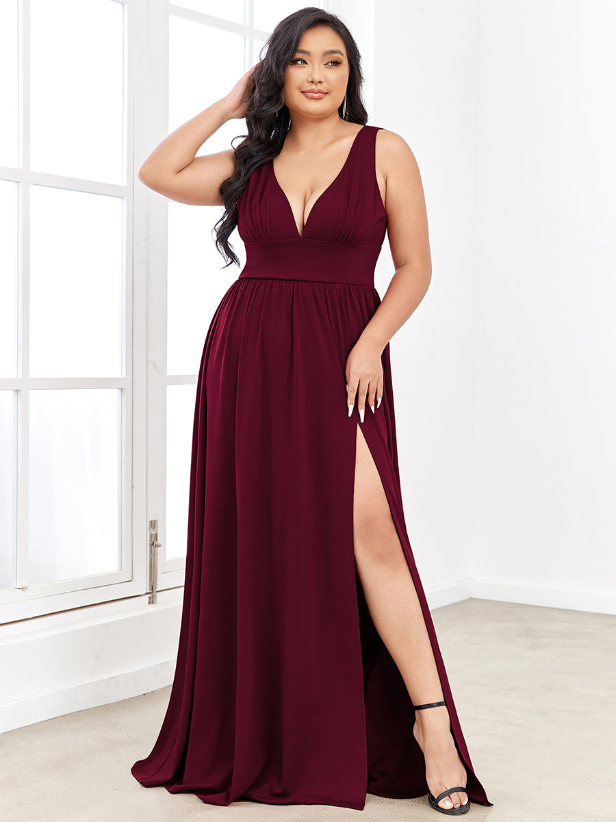 Robe de soirée bordeaux automne et hiver #style_EE0168BBD