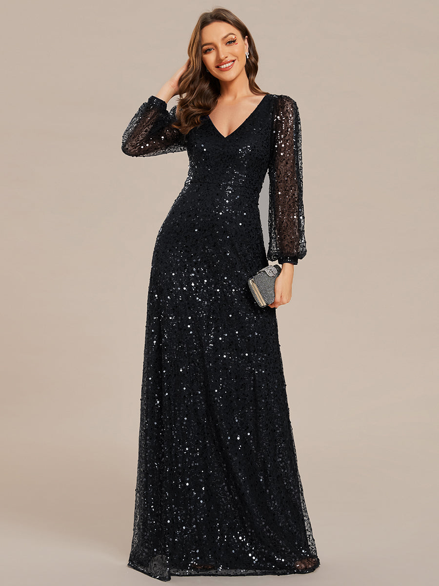 Robe de Noël scintillante à paillettes