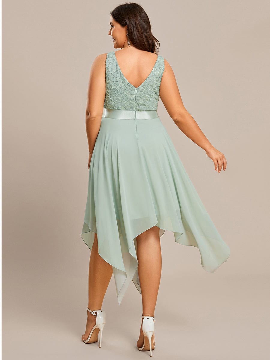 Sage Green Bridesmaid Dresses #style_EP00207MG