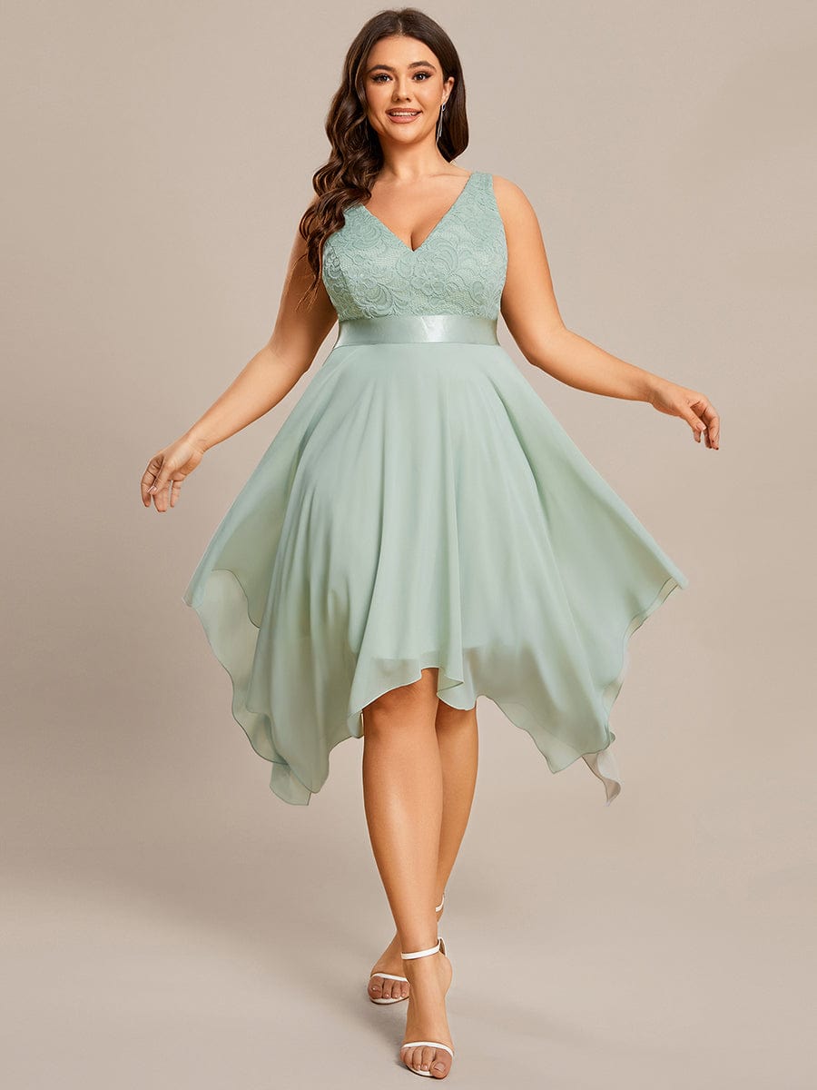 Sage Green Bridesmaid Dresses #style_EP00207MG