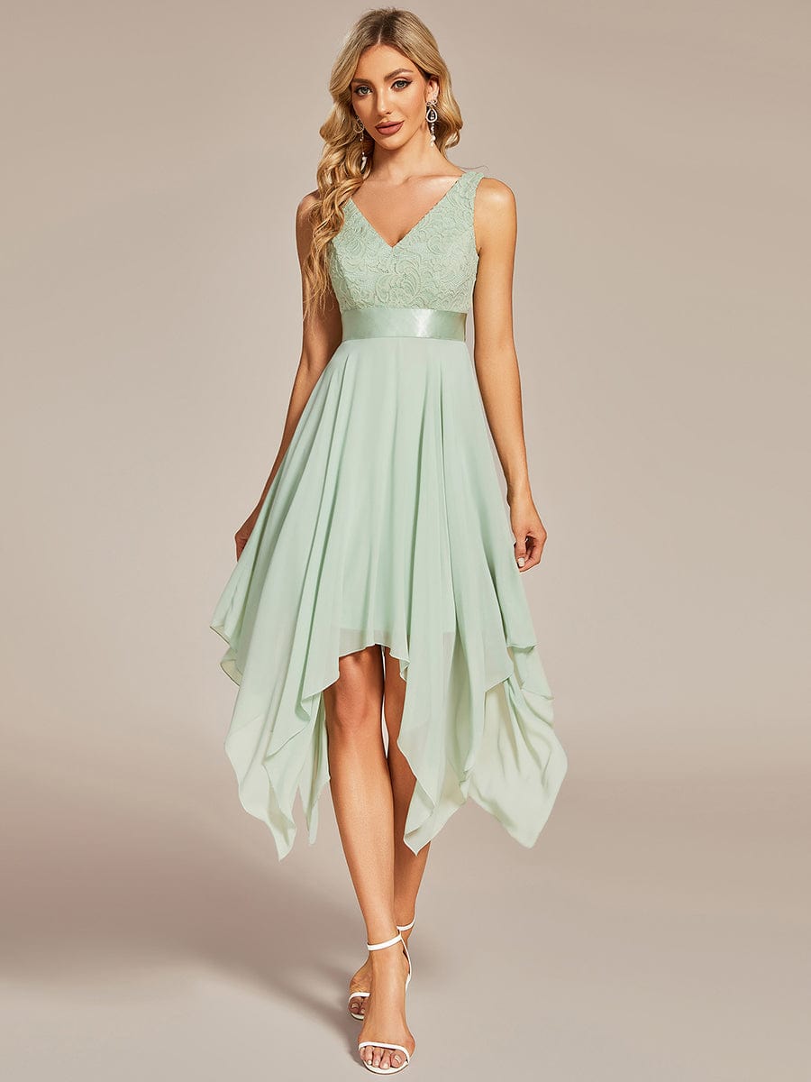 Sage Green Bridesmaid Dresses #style_EP00207MG