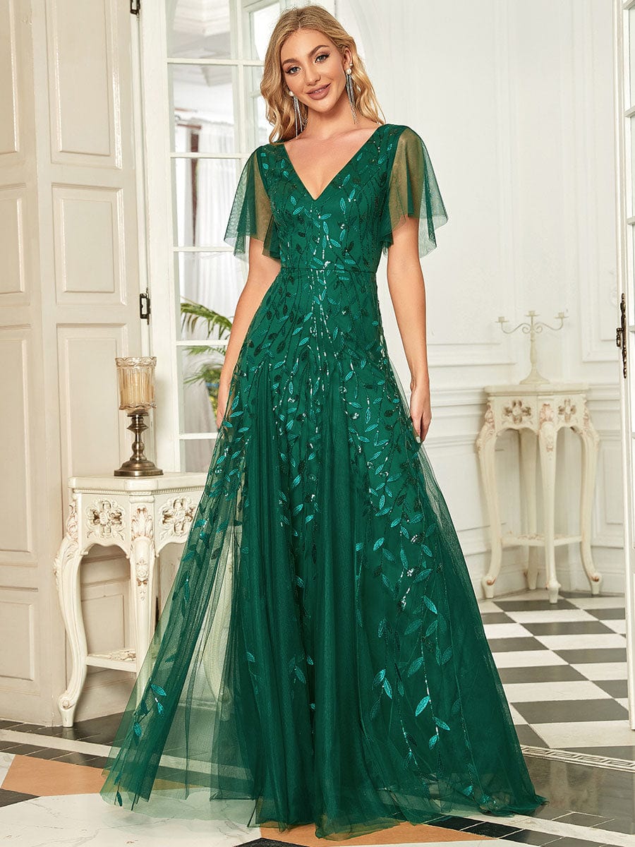 Top Picks Emerald Green Bridesmaid Dresses #style_EE00736DG