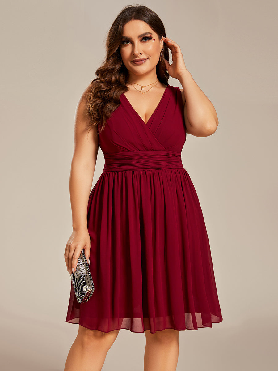 Robe de soirée bordeaux automne et hiver #style_EP03989BD