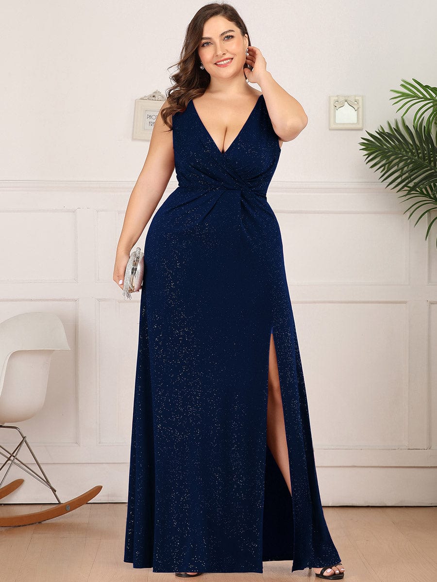 Navy Blue Bridesmaid Dresses #style_EP07505NB