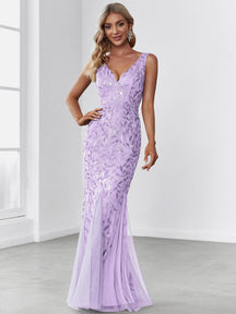 Top Picks Lilac & Lavender Bridesmaid Gowns #style_EP07886LV