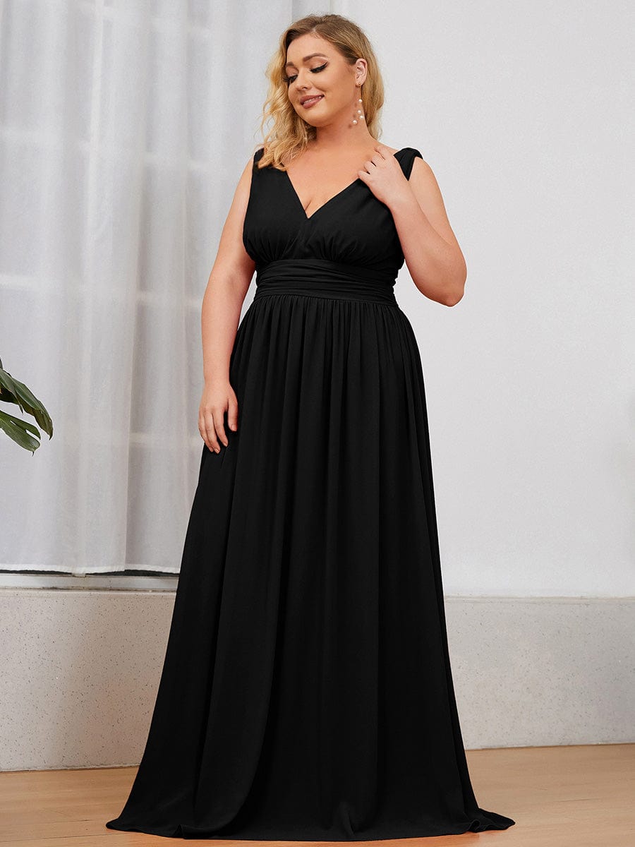 black bridesmaid dresses #style_ES09018BK