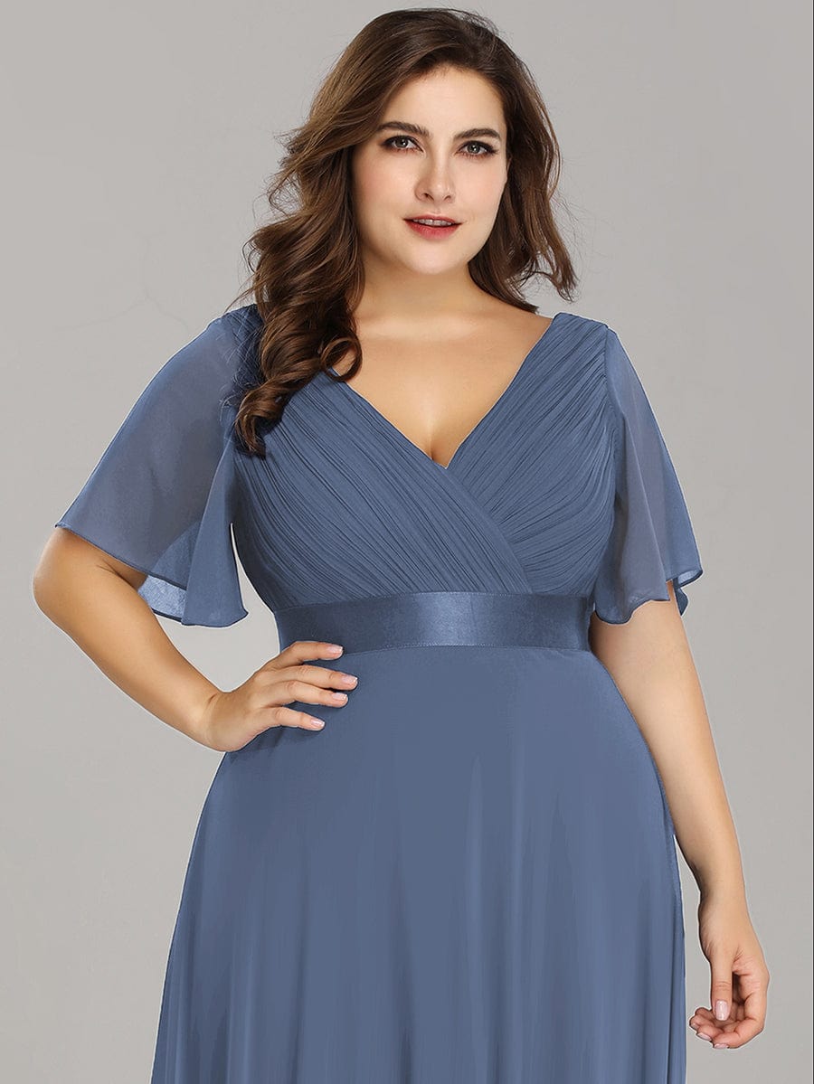 Blue Bridesmaid Dresses #style_EP09890DN