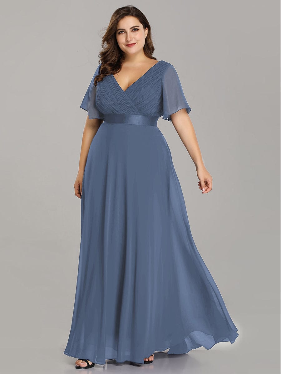 Blue Bridesmaid Dresses #style_EP09890DN