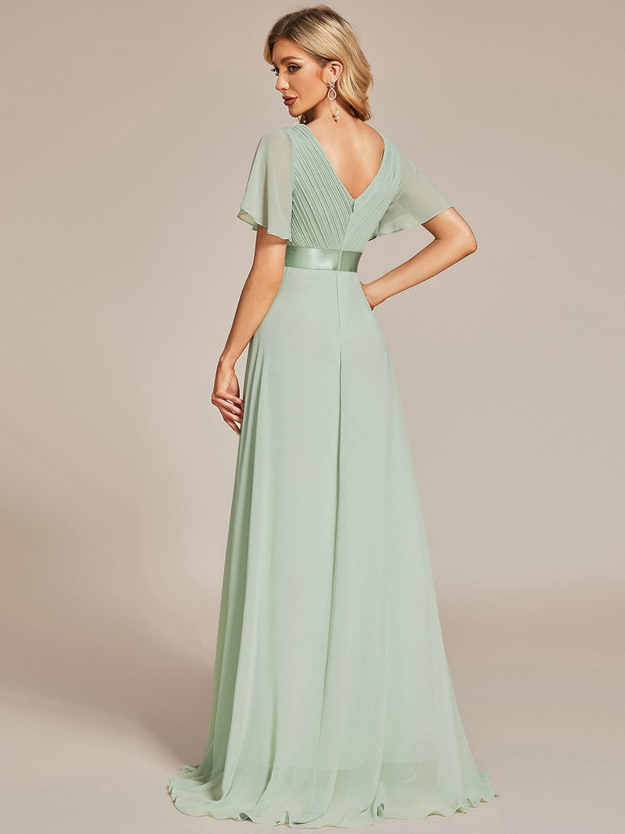 Sage Green Bridesmaid Dresses #style_EP09890MG