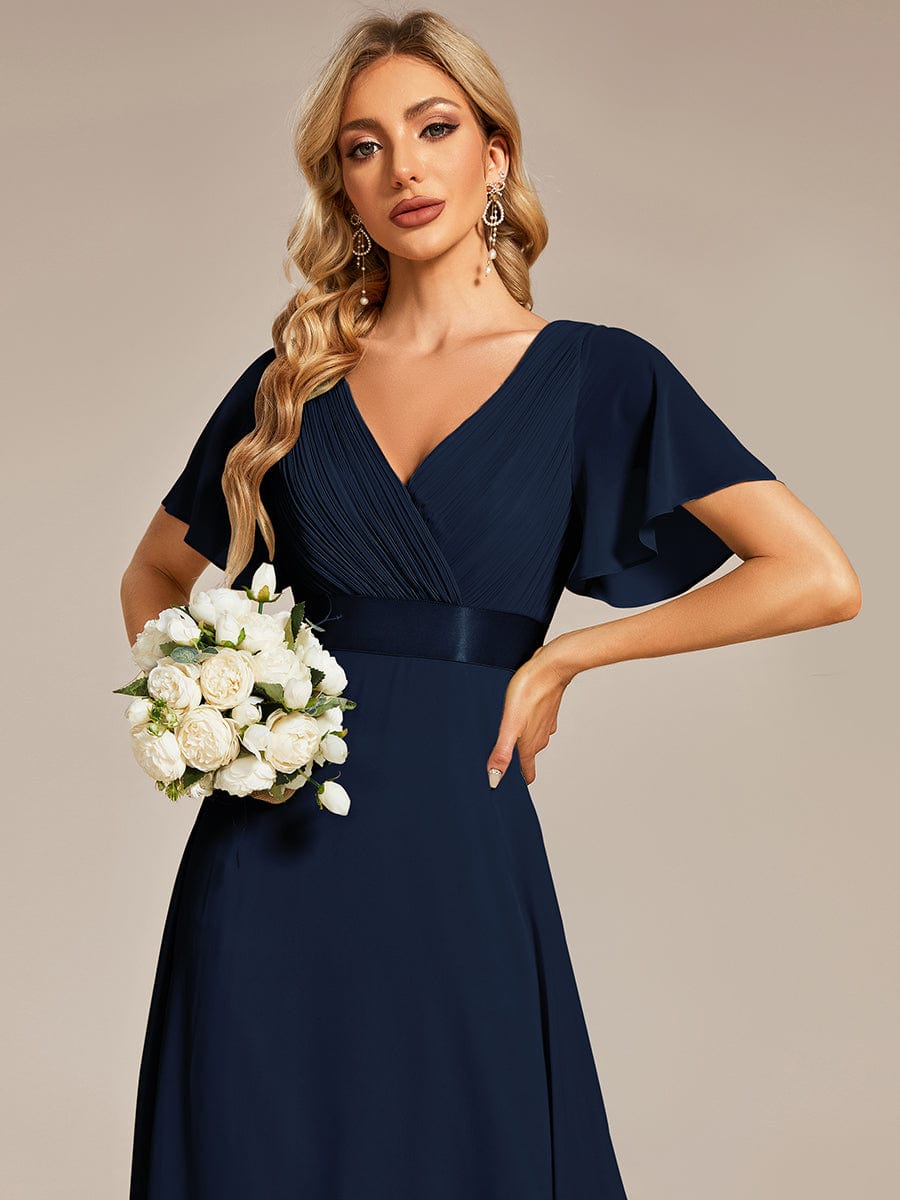 Navy Blue Bridesmaid Dresses #style_EP09890NB