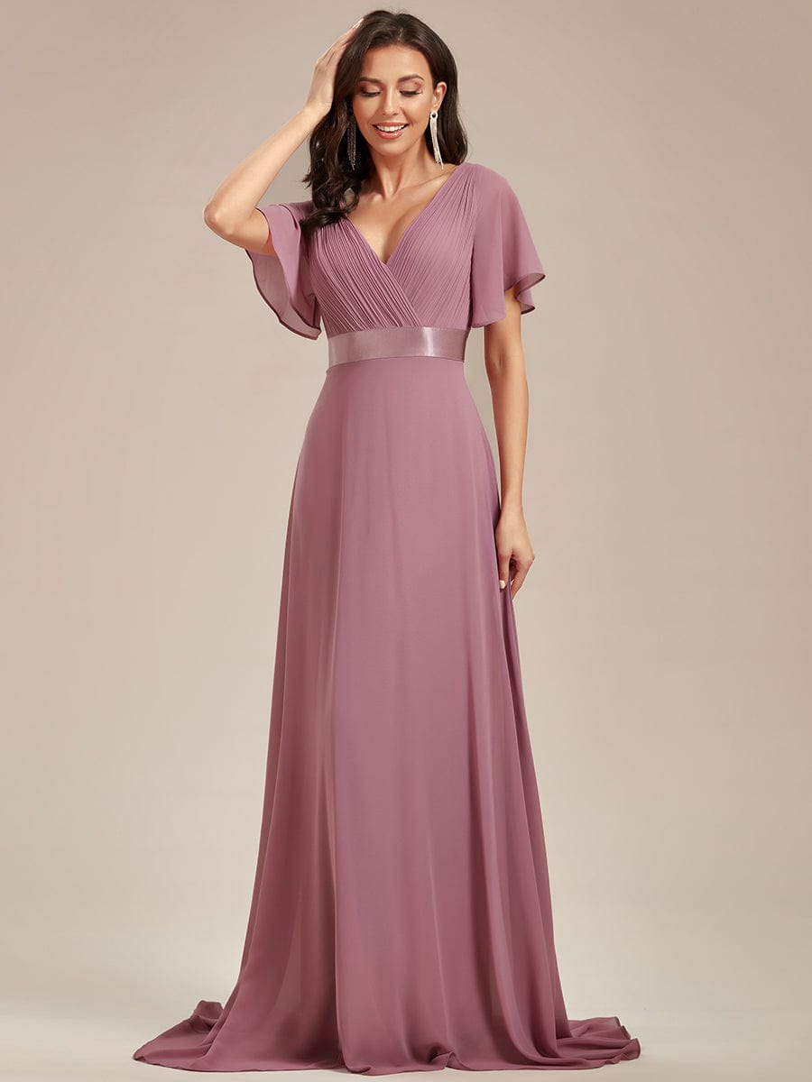 Purple Orchid Bridesmaid Dresses #style_EP09890OD