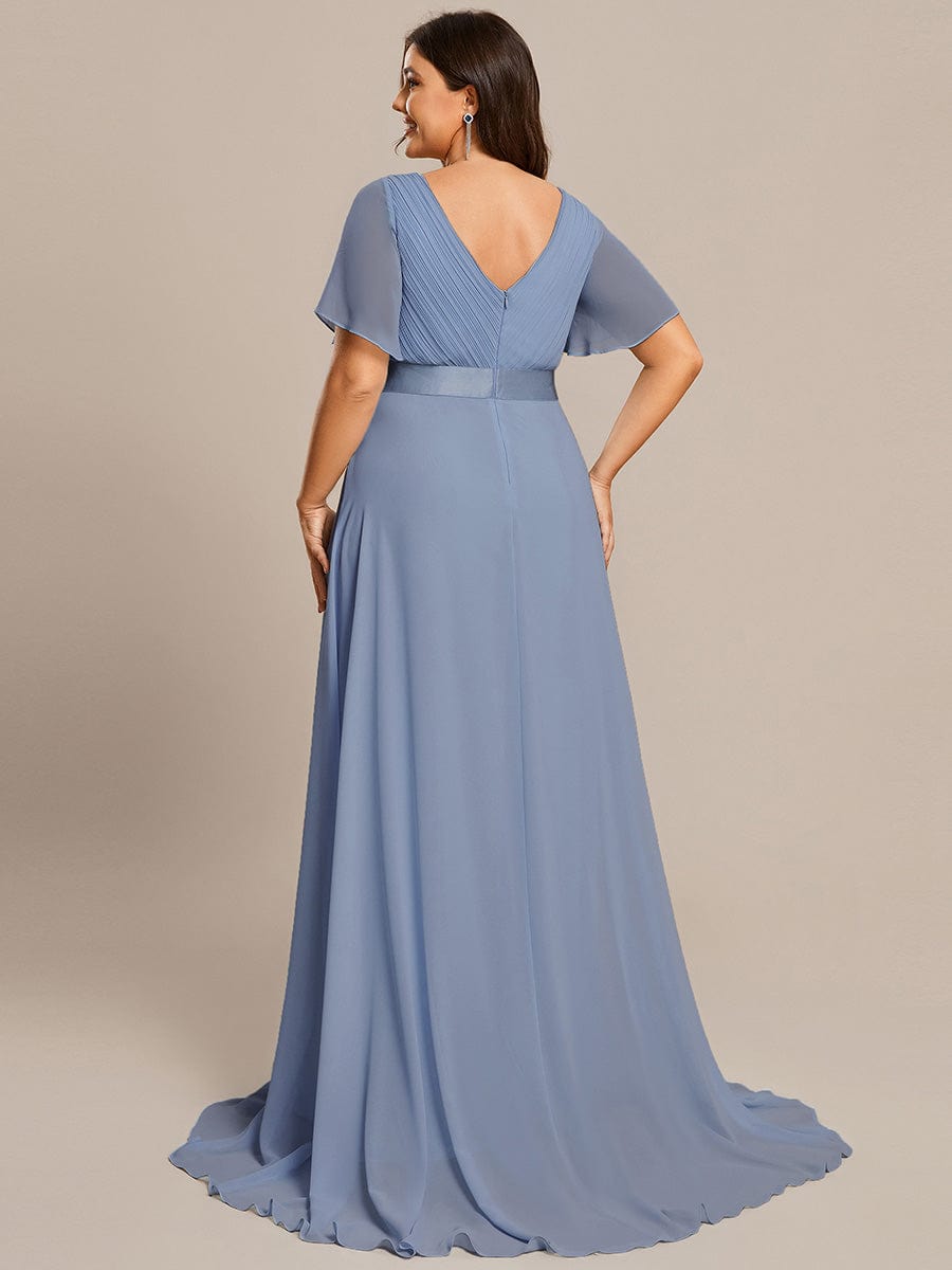 Blue Bridesmaid Dresses #style_EP09890SL