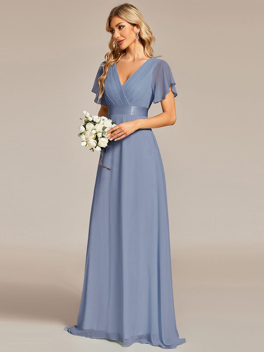 Blue Bridesmaid Dresses #style_EP09890SL