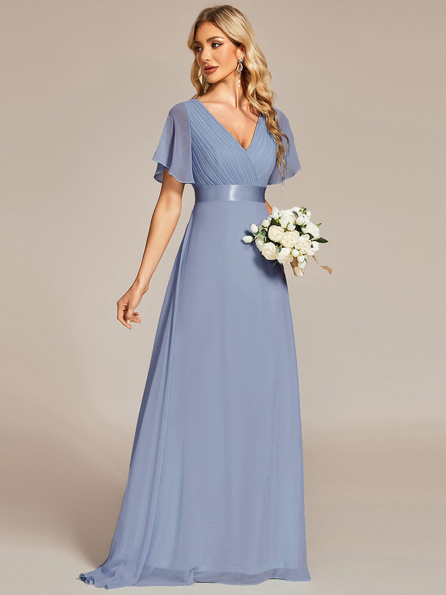 Blue Bridesmaid Dresses #style_EP09890SL