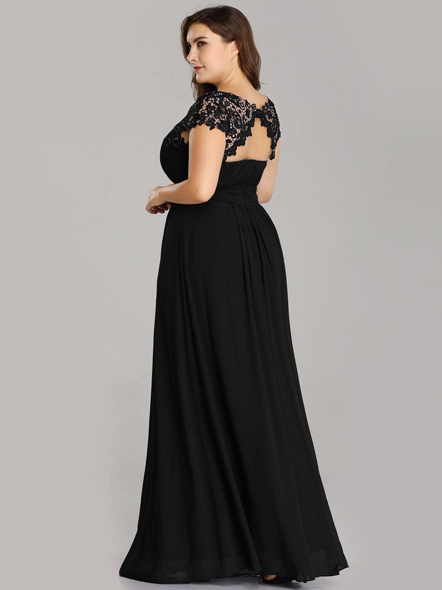 black bridesmaid dresses #style_EP09996BK