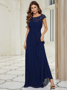 Navy Blue Bridesmaid Dresses #style_EP09996NB