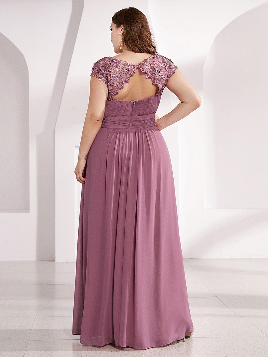 Purple Orchid Bridesmaid Dresses #style_EP09996OD