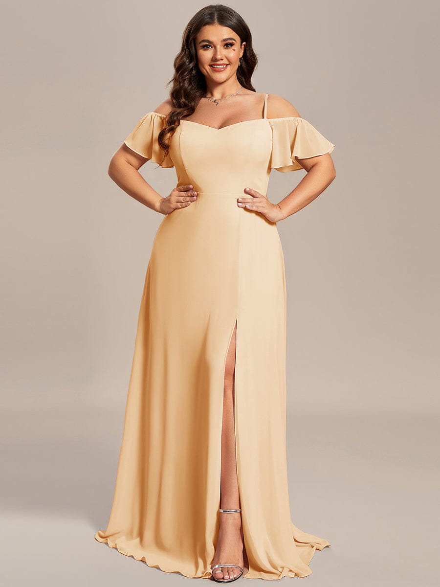 Top Picks Champagne Bridesmaid Gowns #style_ES00237CH