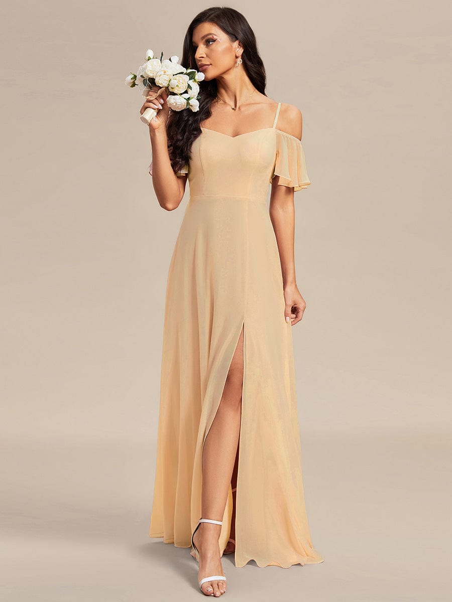 Top Picks Champagne Bridesmaid Gowns #style_ES00237CH