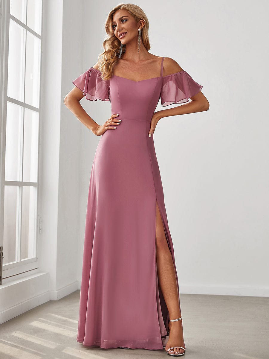 Purple Orchid Bridesmaid Dresses #style_ES00237OD