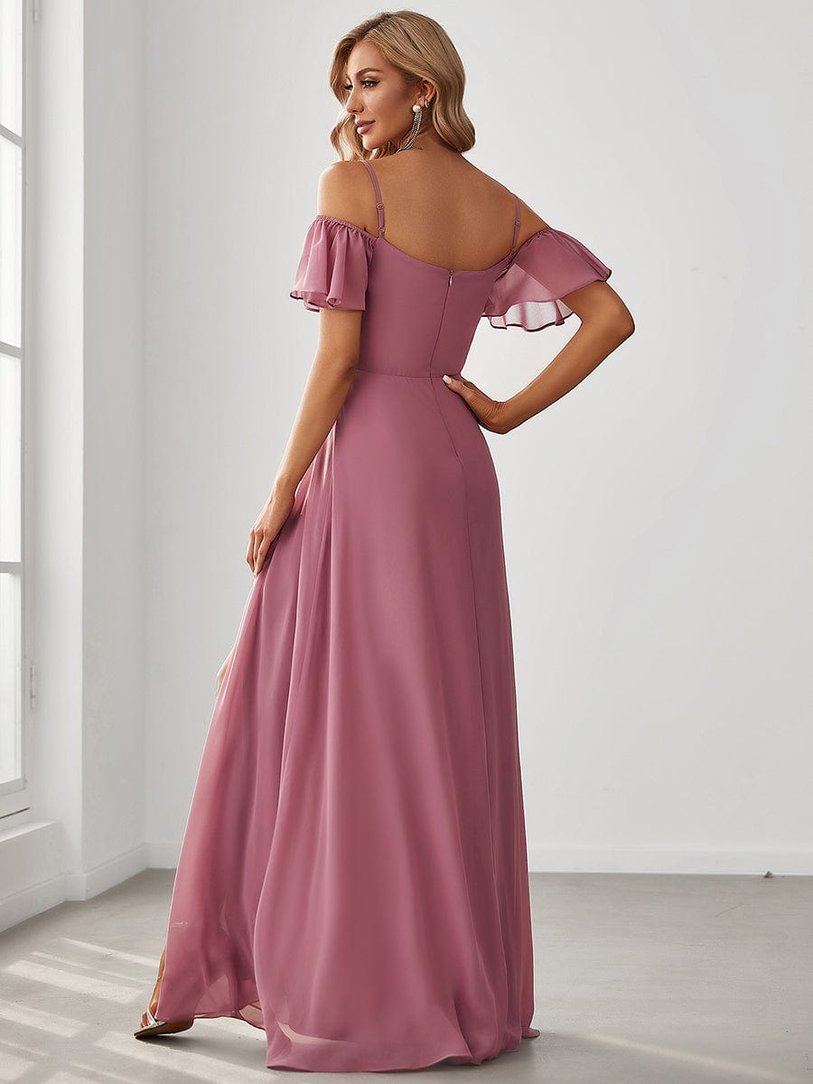 Purple Orchid Bridesmaid Dresses #style_ES00237OD