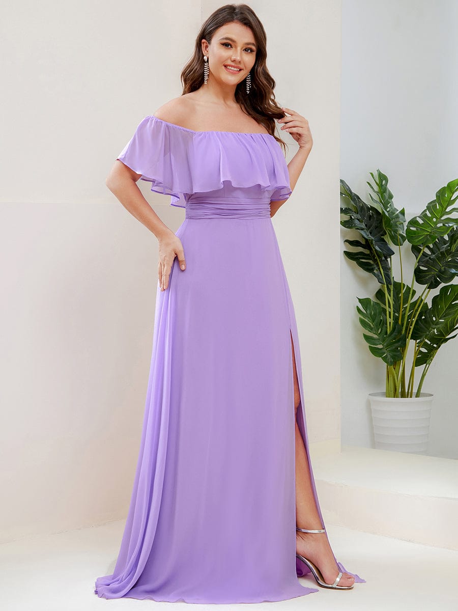 Top Picks Lilac & Lavender Bridesmaid Gowns #style_ES00969LV