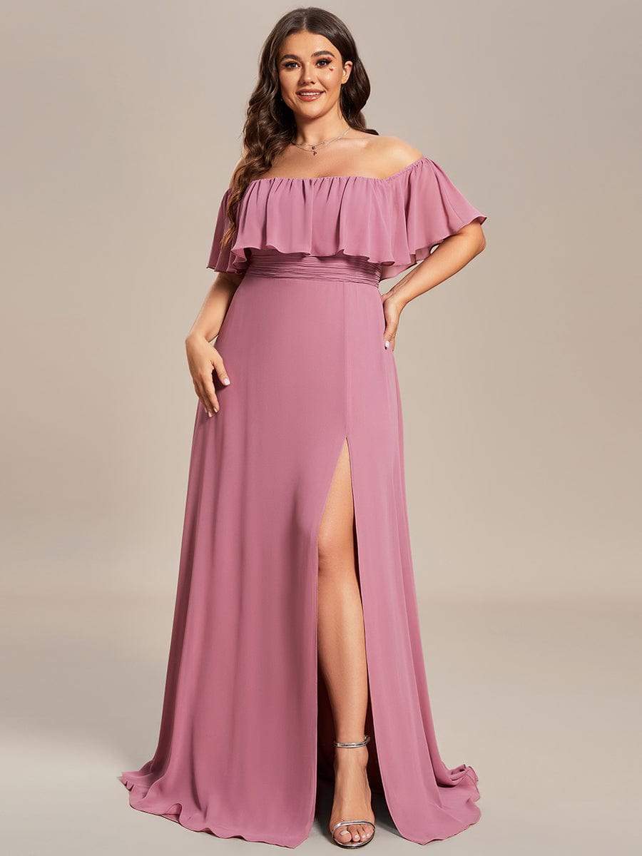 Purple Orchid Bridesmaid Dresses #style_ES00969OD