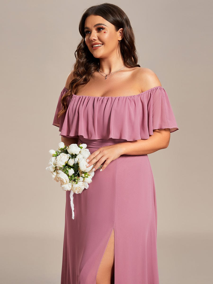 Purple Orchid Bridesmaid Dresses #style_ES00969OD