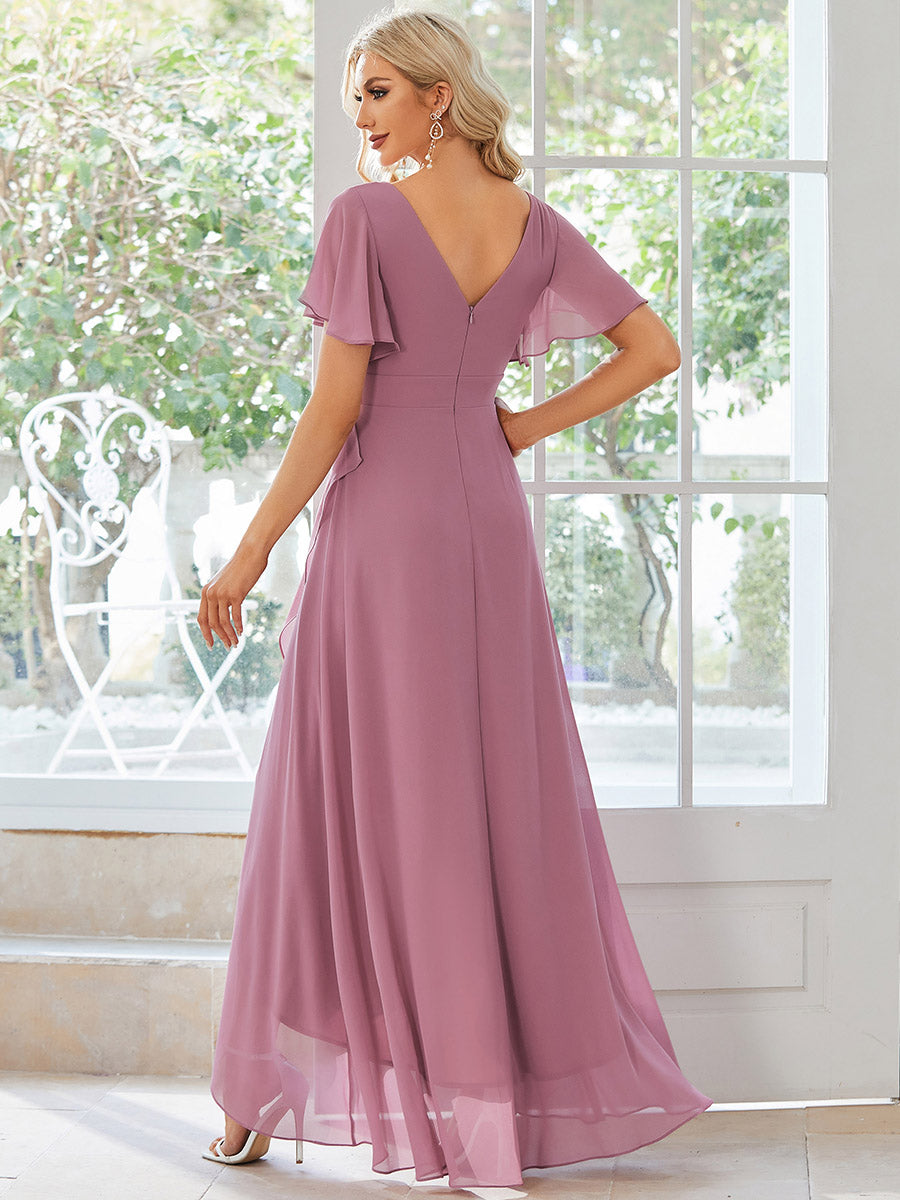 Purple Orchid Bridesmaid Dresses #style_ES01749OD