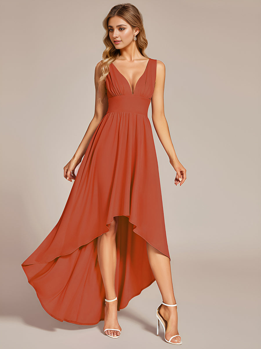 Les meilleurs choix de robes de soirée orange brûlé #Style_ES01750