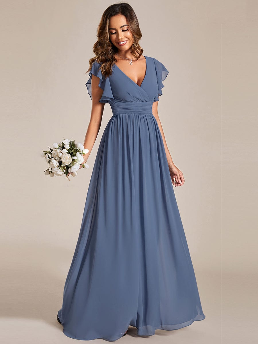 Blue Bridesmaid Dresses #style_ES01819DN