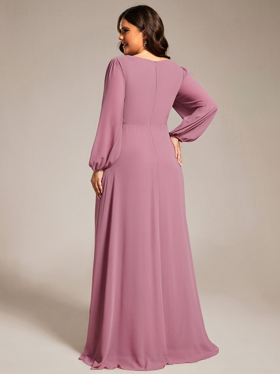 Purple Orchid Bridesmaid Dresses #style_ES02043OD