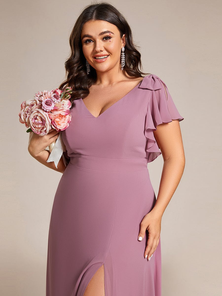 Purple Orchid Bridesmaid Dresses #style_ES02080OD