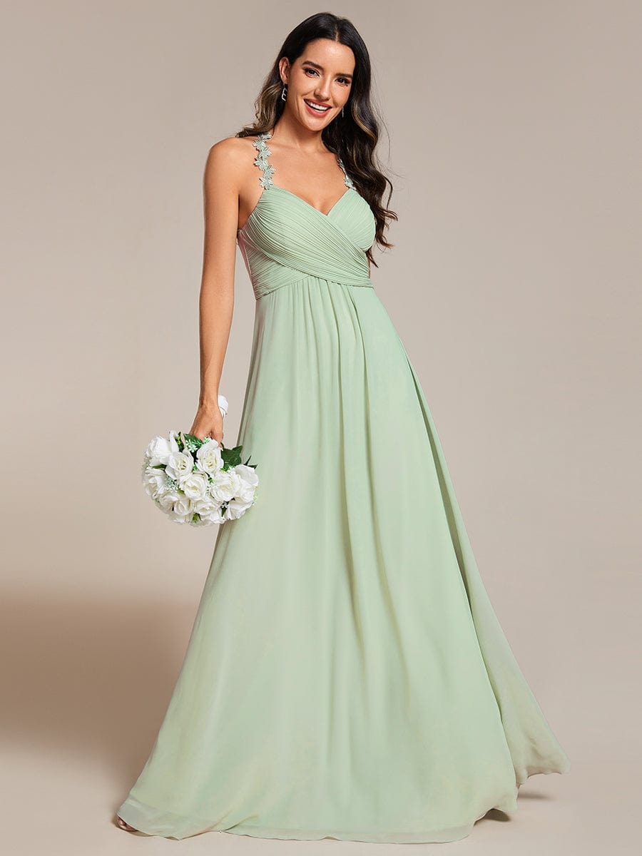 Sage Green Bridesmaid Dresses #style_ES02092MG