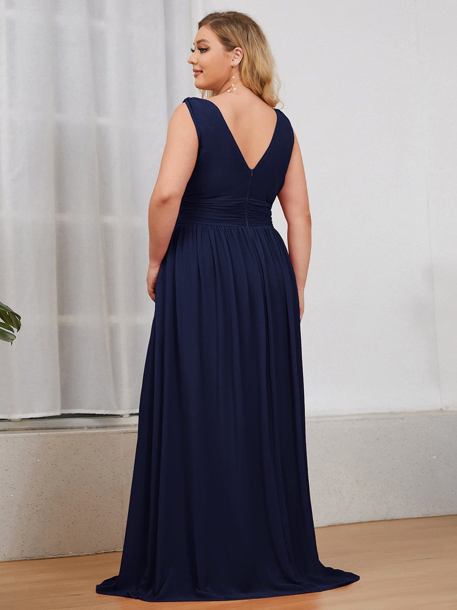 Navy Blue Bridesmaid Dresses #style_ES09018NB