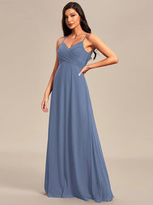 Blue Bridesmaid Dresses #style_ES80026DN