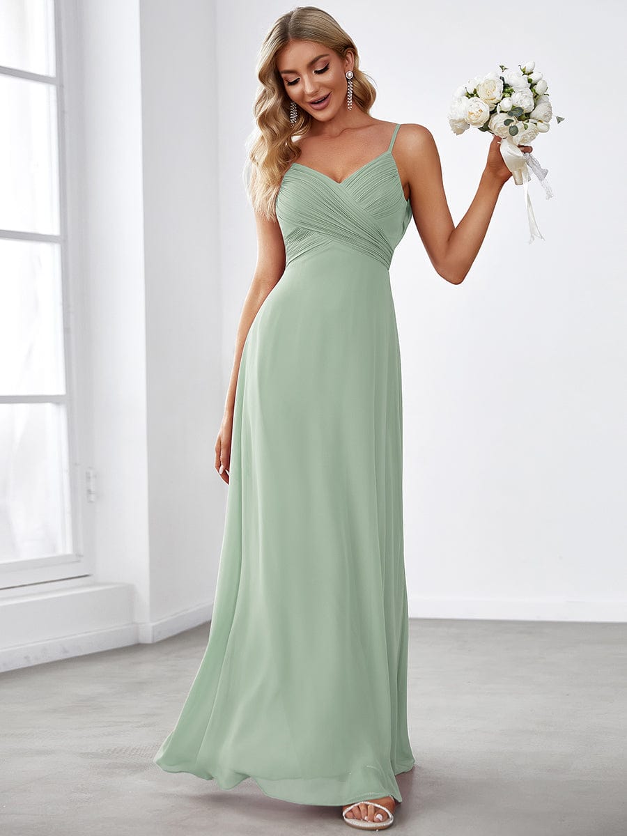 Sage Green Bridesmaid Dresses #style_ES80026MG