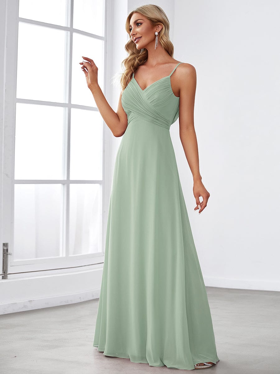 Sage Green Bridesmaid Dresses #style_ES80026MG