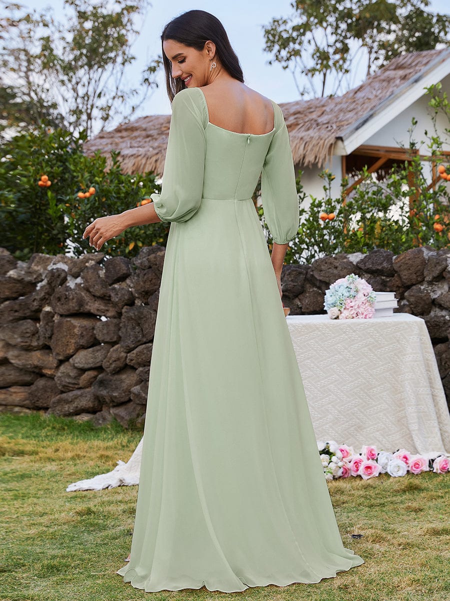 Sage Green Bridesmaid Dresses #style_ESS0002MG