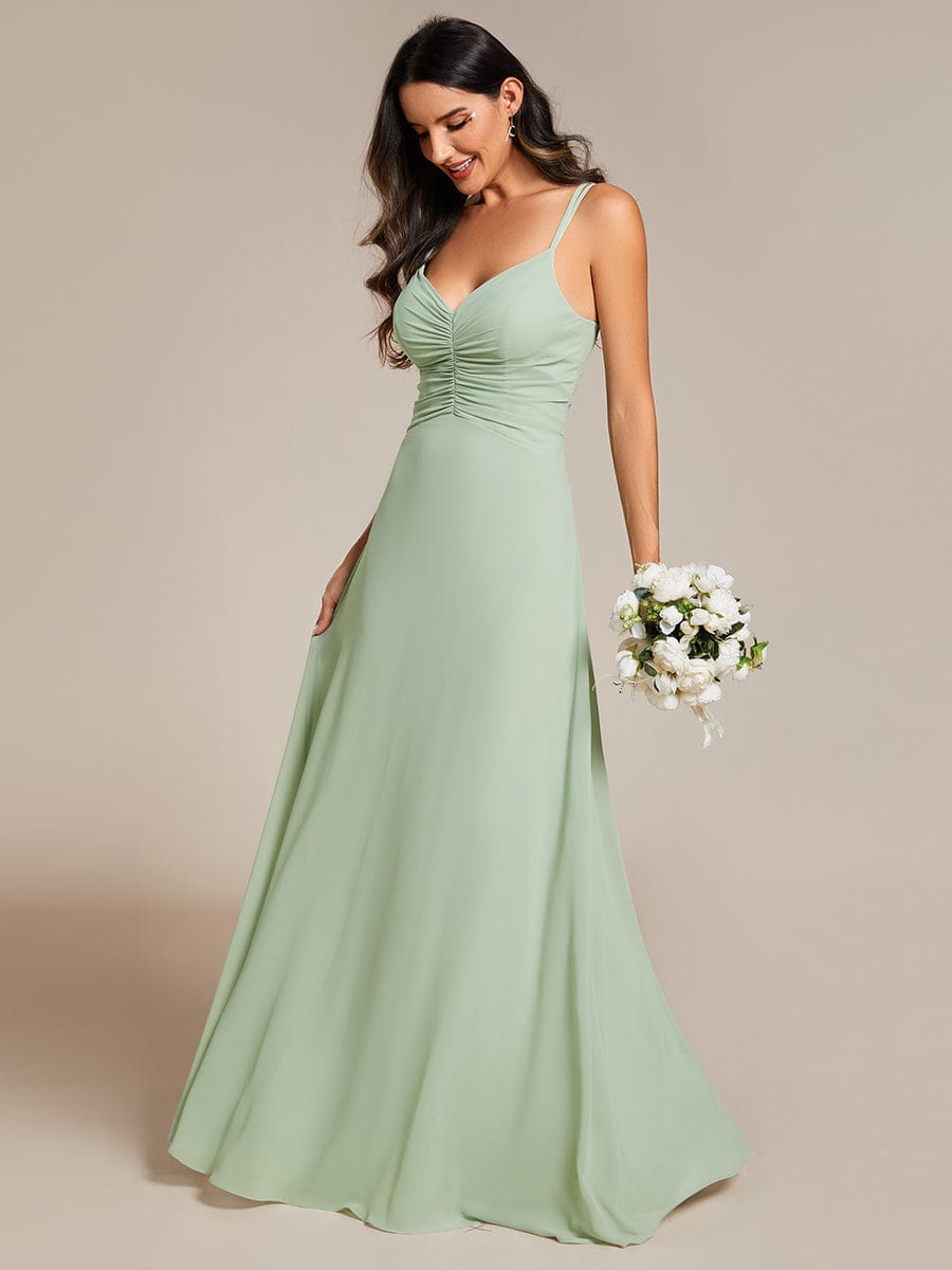 Sage Green Bridesmaid Dresses #style_ESS0021MG