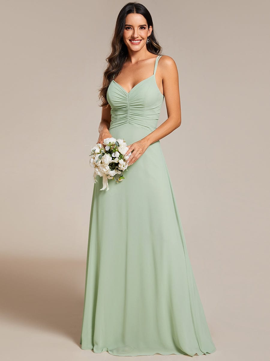 Sage Green Bridesmaid Dresses #style_ESS0021MG