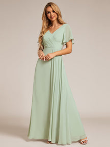 Sage Green Bridesmaid Dresses #style_ESS0050MG