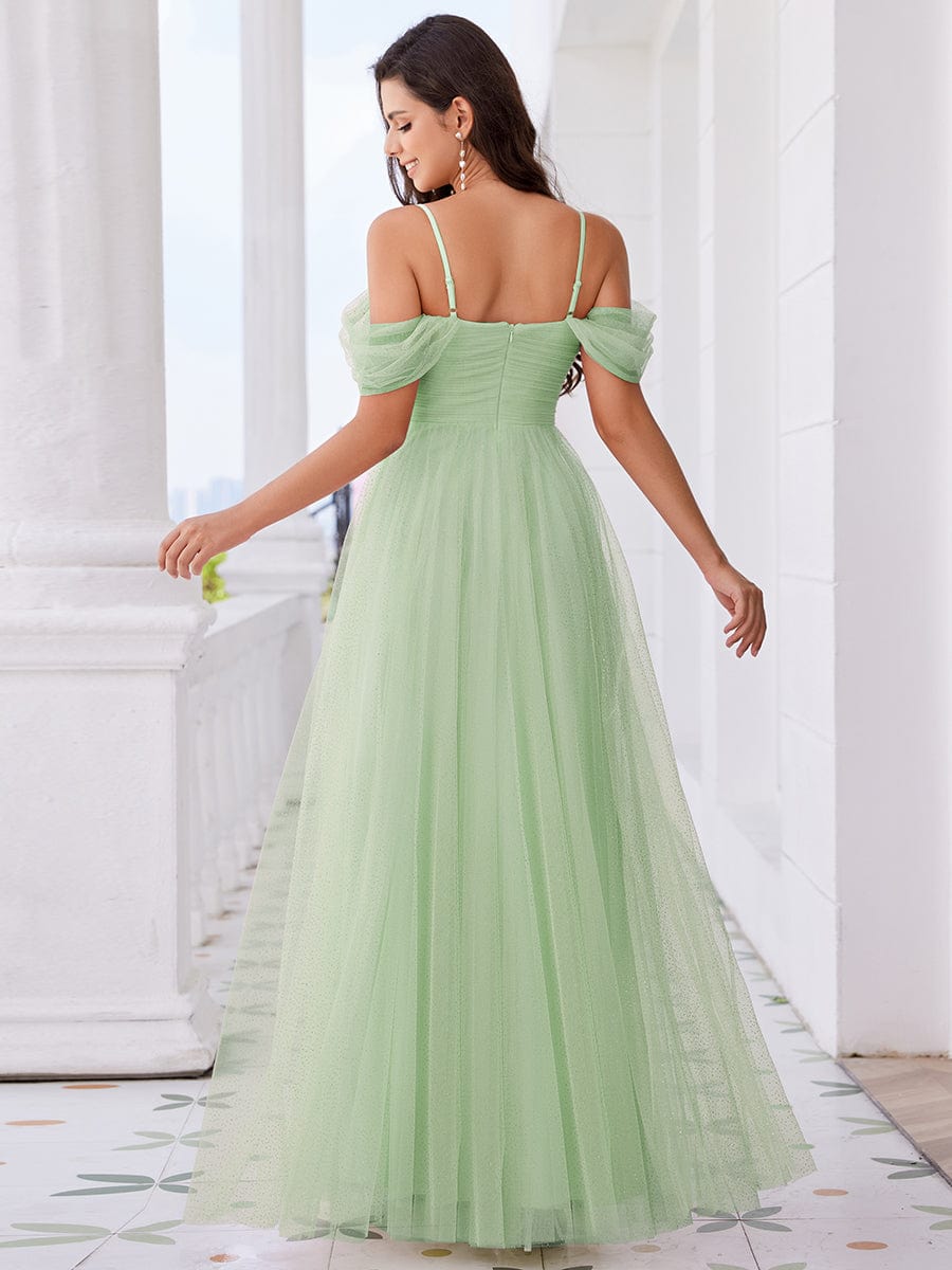 Sage Green Bridesmaid Dresses #style_ESS0069MG