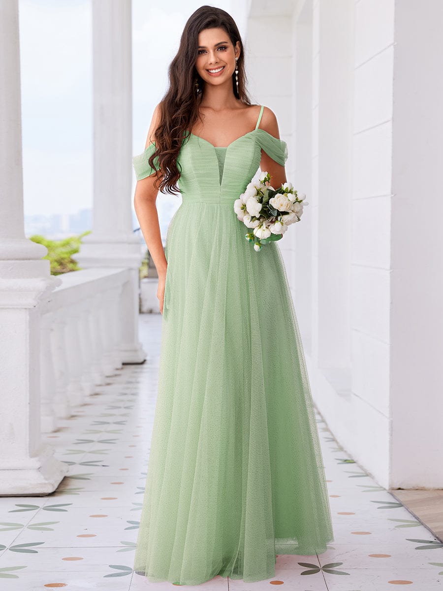 Sage Green Bridesmaid Dresses #style_ESS0069MG