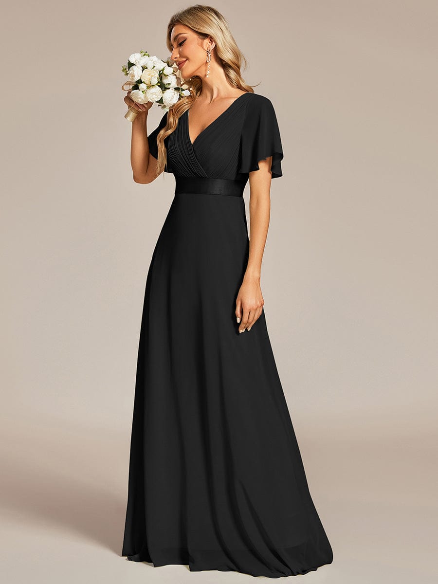 black bridesmaid dresses #style_EP09890BK